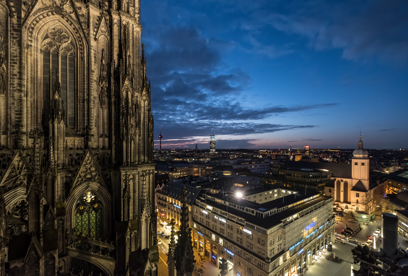 Blick vom Kölner Dom