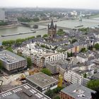 Blick vom Kölner-Dom auf die Stadt.