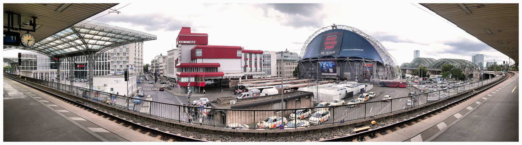 Blick vom Kölner Hauptbahnhof