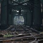 Blick vom Kölner Hbf in Richtung der Deutzer Brücke