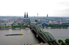 Blick vom Kölner Triangle auf die Innenstadt