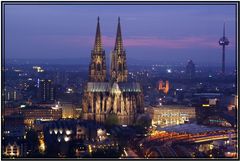 Blick vom KölnTriangle auf den Dom, Samstag 23.09.2006 - 1