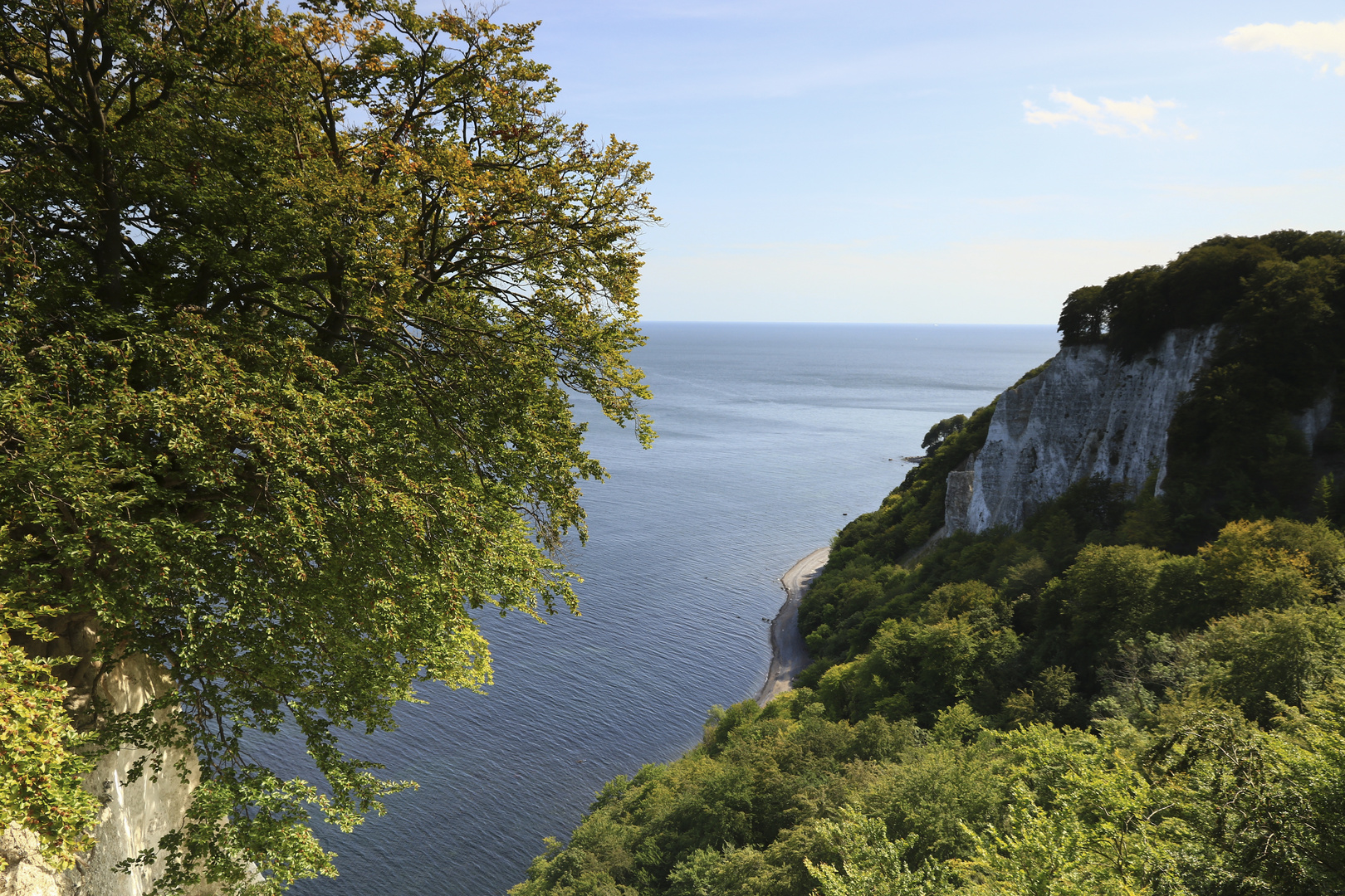 Blick vom Königstuhl auf der Insel Rügen