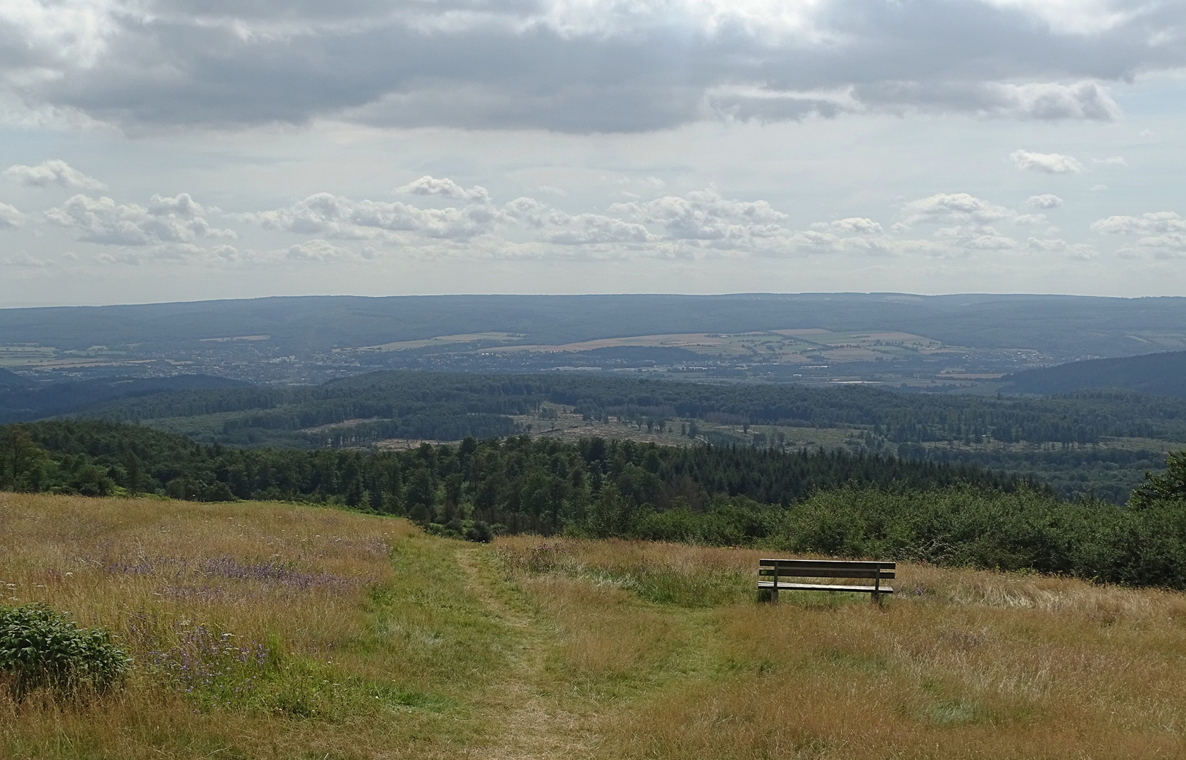 Blick vom Köterberg in den Solling