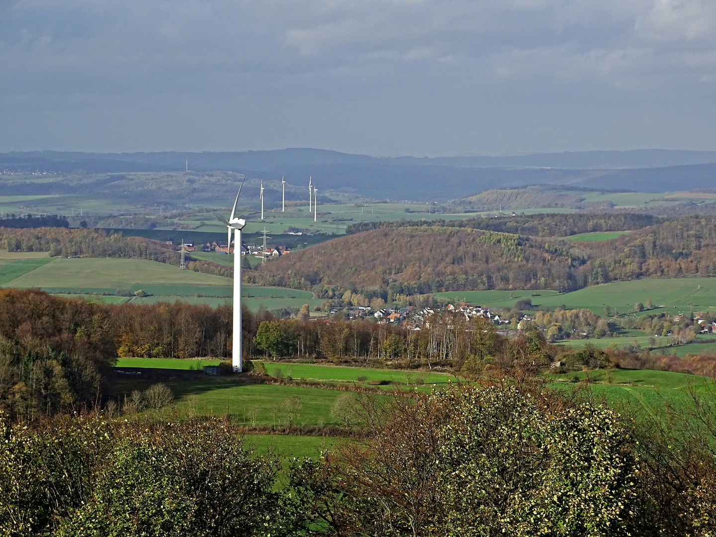 Blick vom Köterberg ins Lipperland