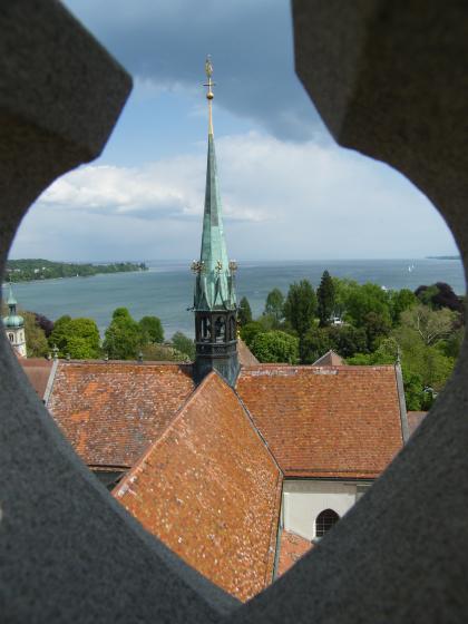 Blick vom Konstanzer Münster auf den Bodensee