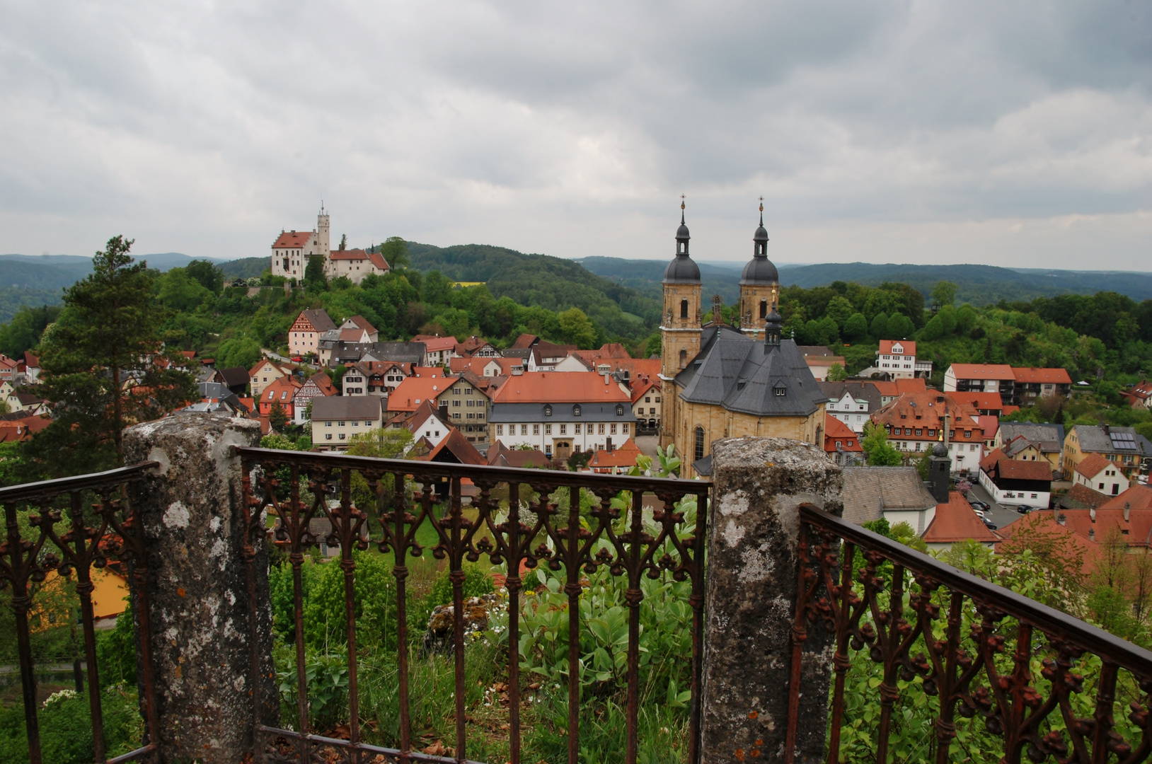 Blick vom Kreuzberg auf Gößweinstein