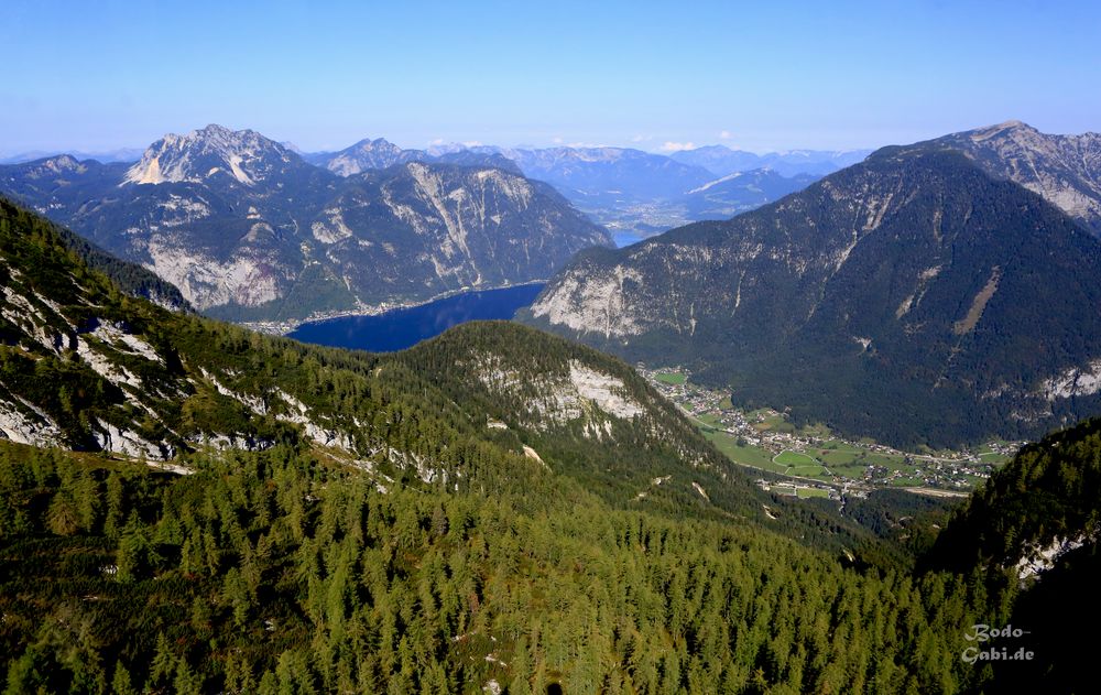 Blick vom Krippenstein auf Obertraun