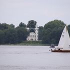 Blick vom Krughorn zur Pfaueninsel