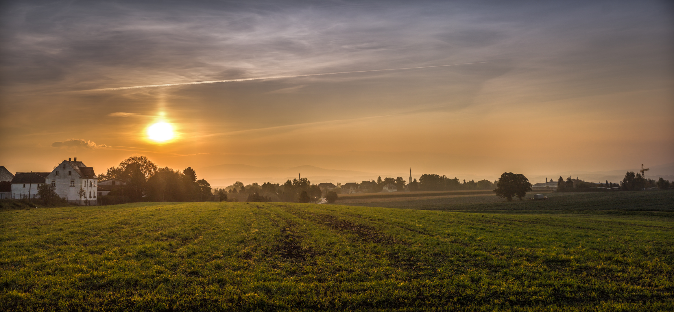 Blick vom Kummersberg nach Zittau/Sachsen