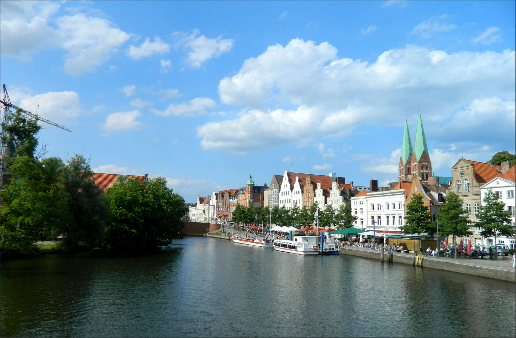 Blick vom Kutter aus