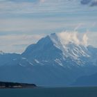 Blick vom Lake Pukaki auf Aoraki / Mount Cook