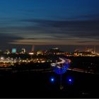 Blick vom Landschaftspark aus Richtung Duisburg