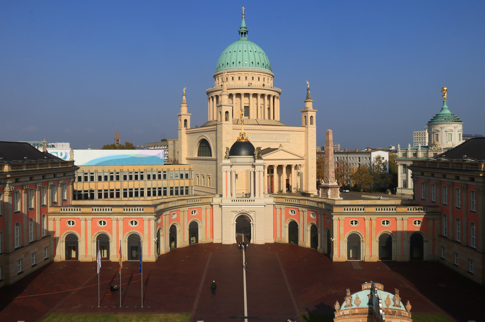 Blick vom Landtag