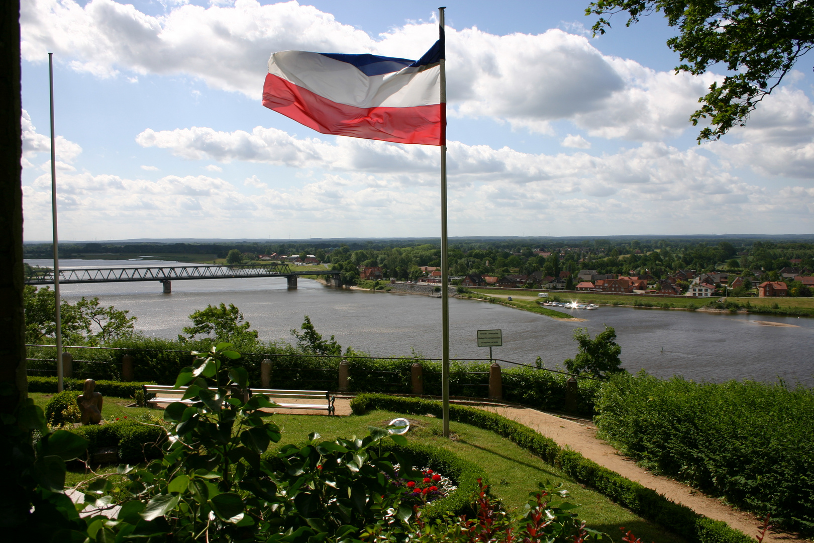 Blick vom Lauenburger Schloss