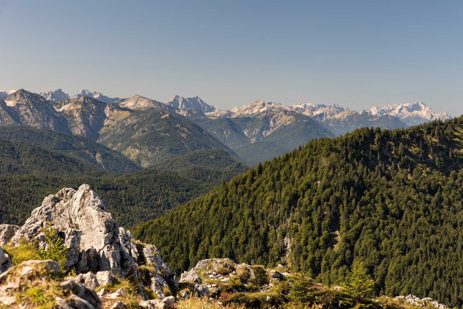 Blick vom Leonhardstein (1.452 m)