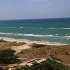 Blick vom Leuchtturm auf den Weststrand