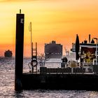 Blick vom Leuchtturm Blankenese in Richtung Wedel