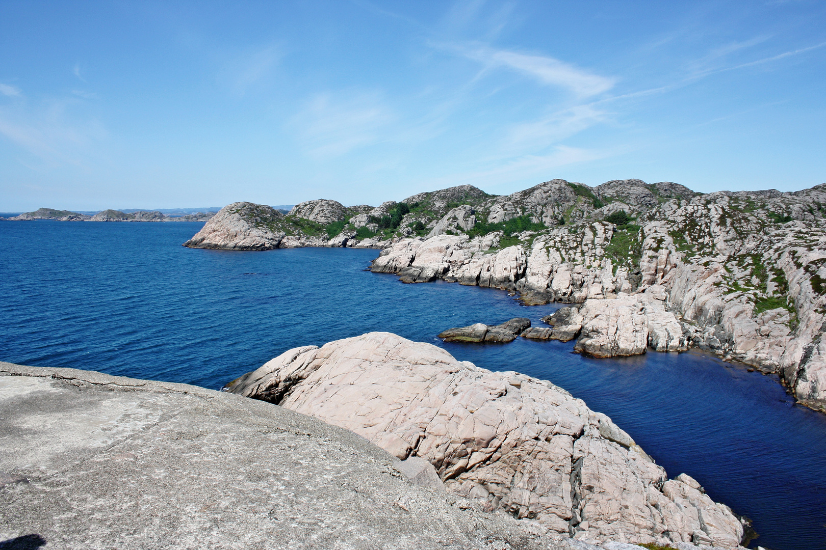 Blick vom Leuchtturm in Lindesnes