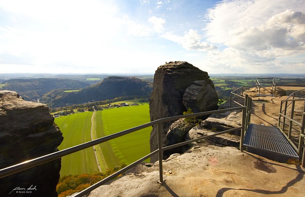 Blick vom Lilienstein