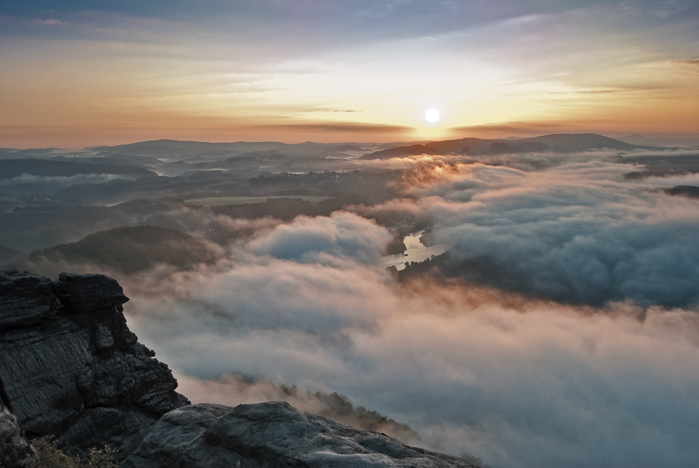 Blick vom Lilienstein