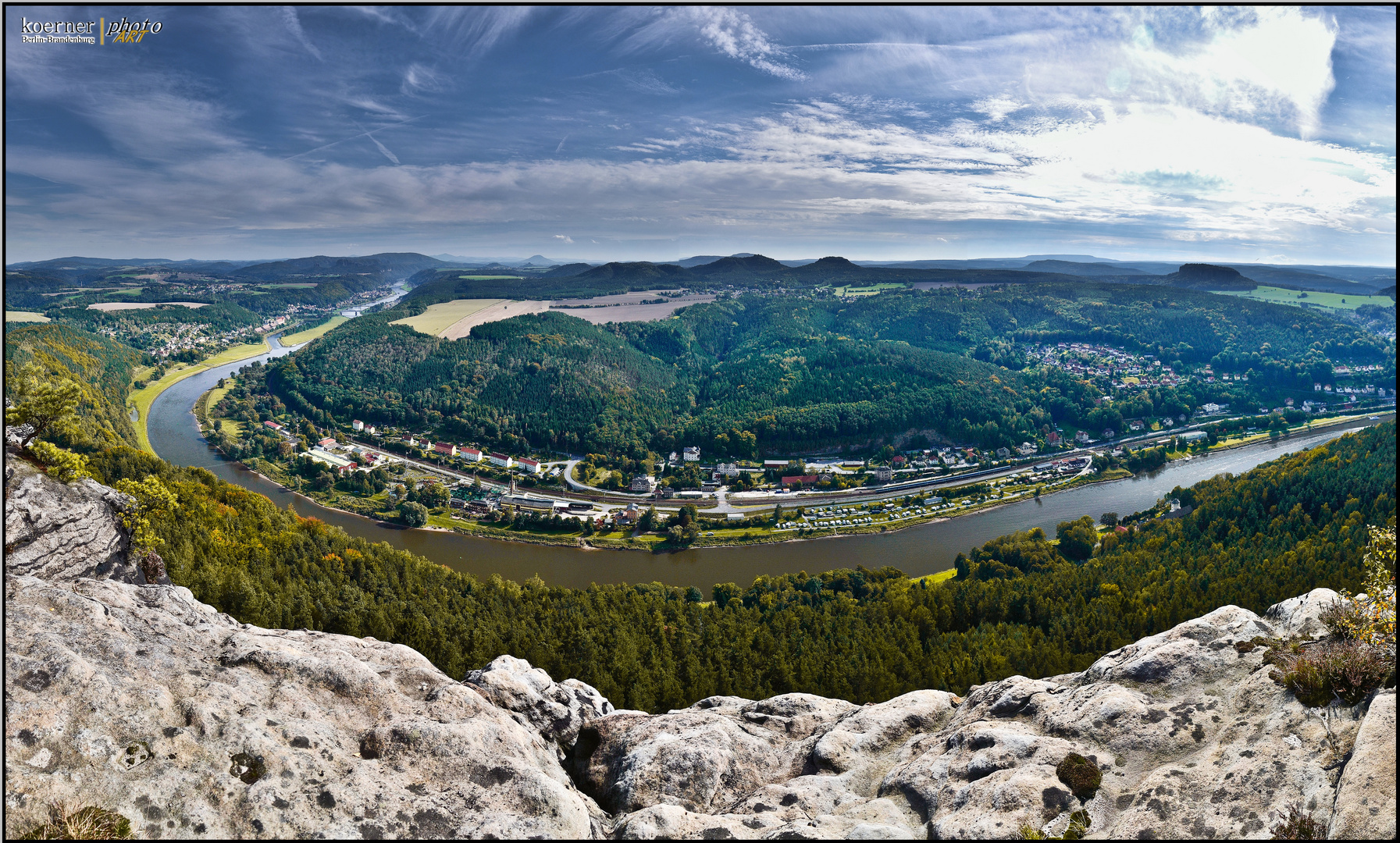 Blick vom Lilienstein