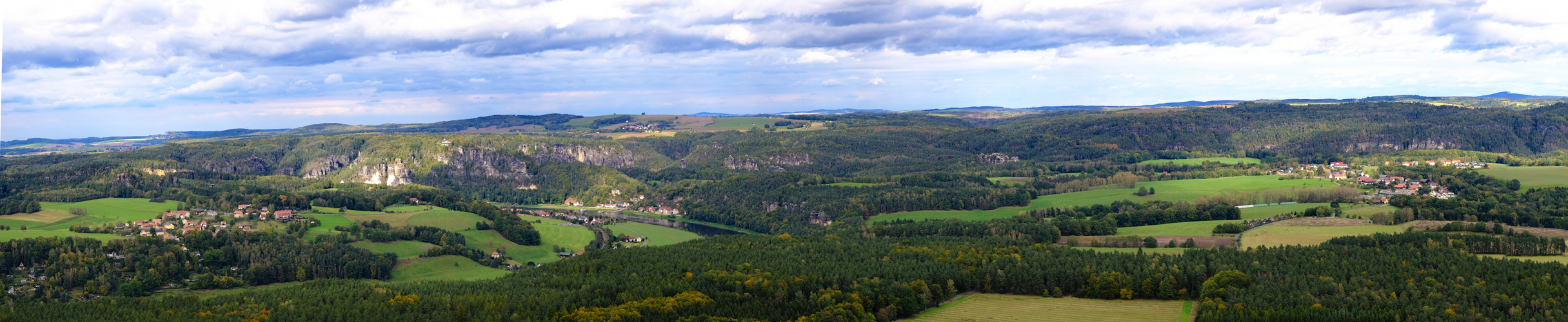 Blick vom Lilienstein 