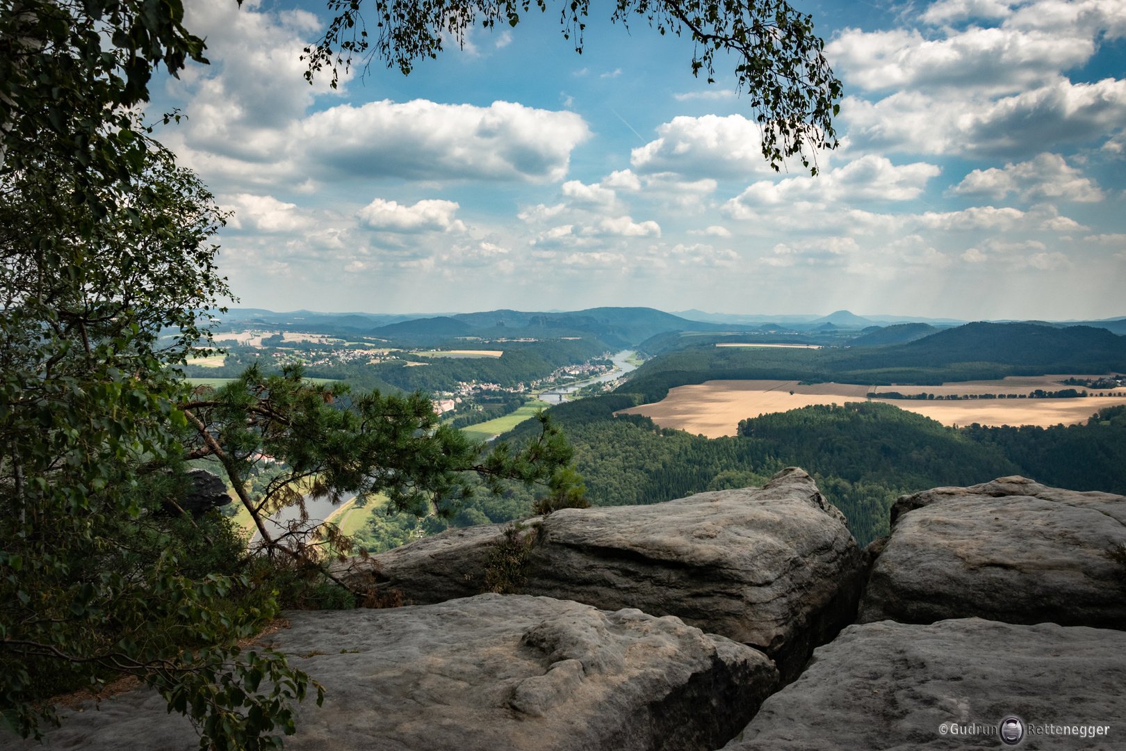 Blick vom Lilienstein