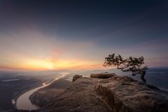 - Blick vom Lilienstein -