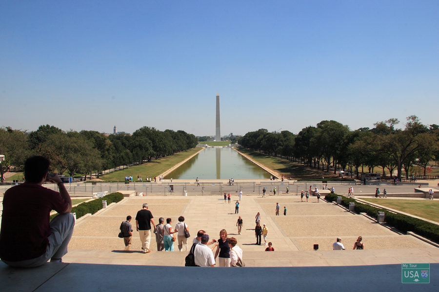 Blick vom Lincoln Memorial