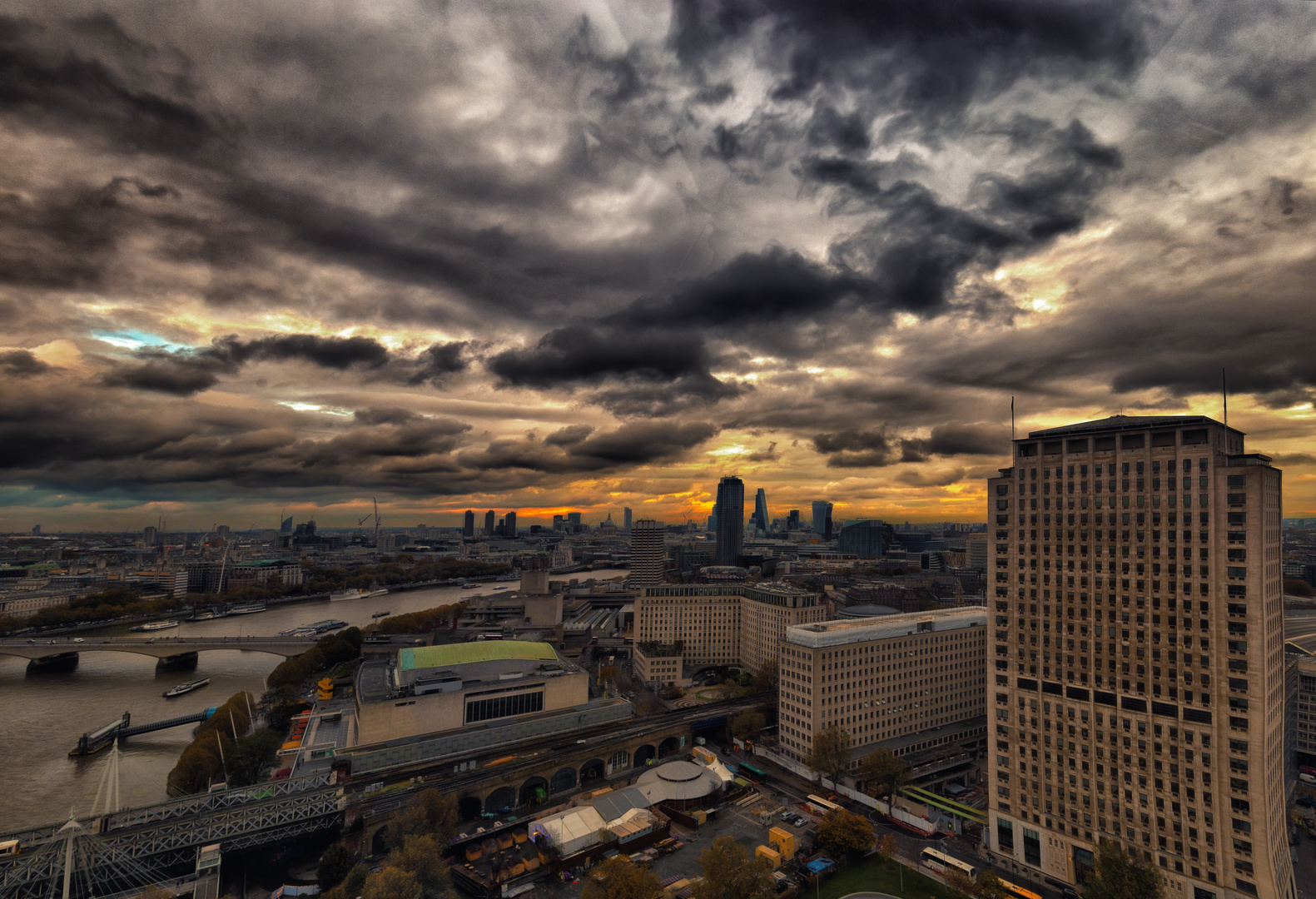 Blick vom London Eye