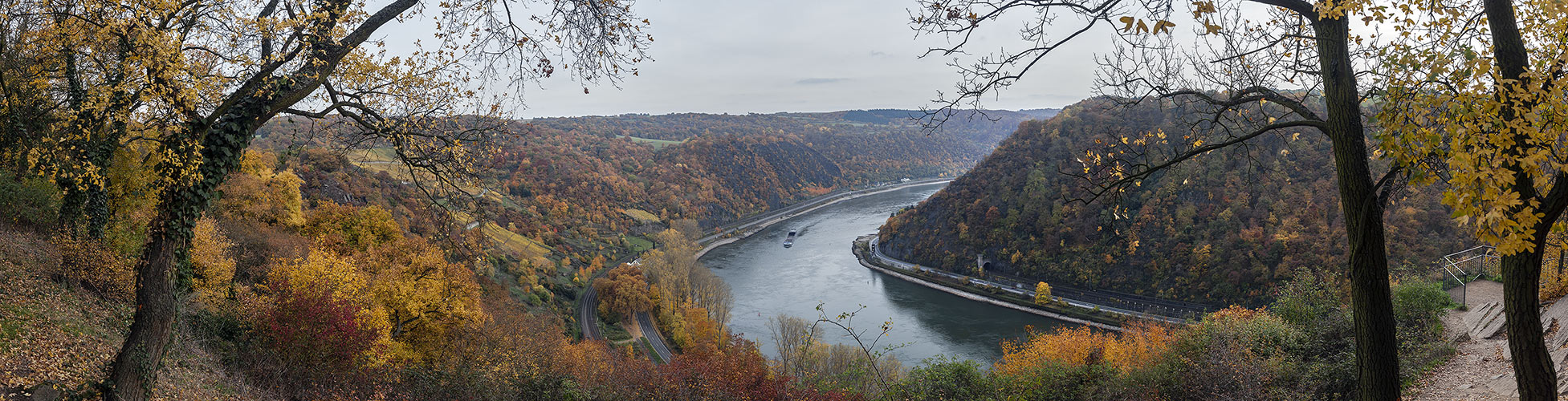 BLICK VOM LORELEYFELSEN