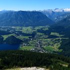 blick vom Loser nach Bad Aussee, Richtung Dachstein