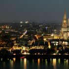 Blick vom LVR-Turm auf die Kölner Altstadt