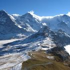 Blick vom Männlichen auf Eiger und Jungfrau