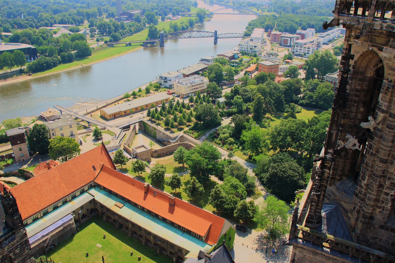 Blick vom Magdeburger Dom