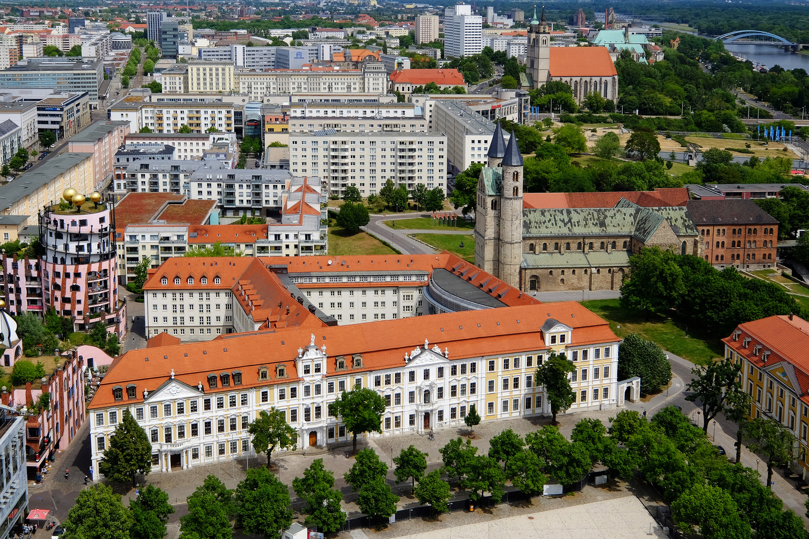 Blick vom Magdeburger Dom