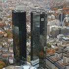 Blick vom "Main-Tower" in Frankfurt