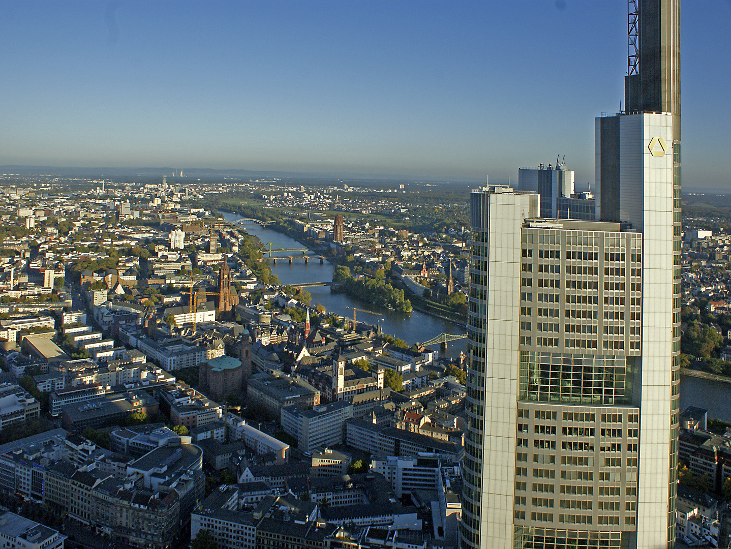 Blick vom Maintower auf Frankfurt/Main