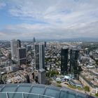 Blick vom Maintower in Frankfurt Richtung Westend - September 2015