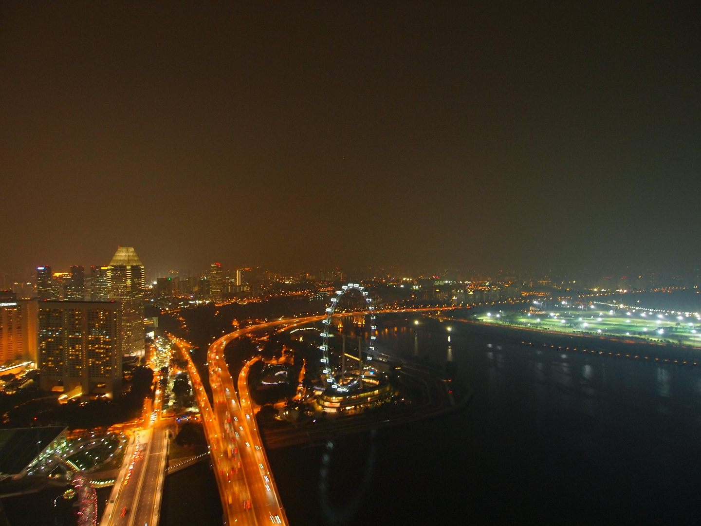 Blick vom Marina Bay Sands / View from Marina Bay Sands