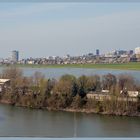 Blick vom Medienhafen auf Düsseldorf