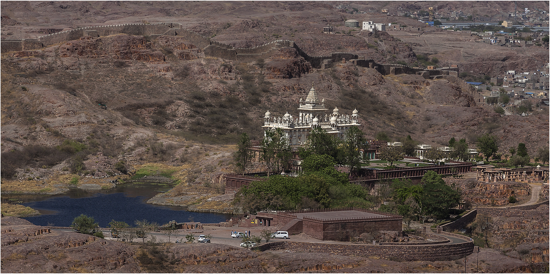 ... Blick vom Mehrangarh Fort 2 ...