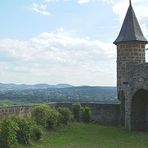 Blick vom Michelsberg in Siegburg auf das Siebengebirge