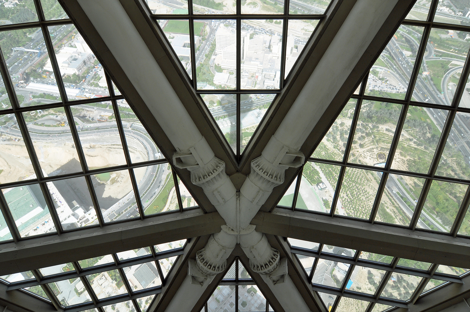 Blick vom Milad-Tower (Teheran; Iran)