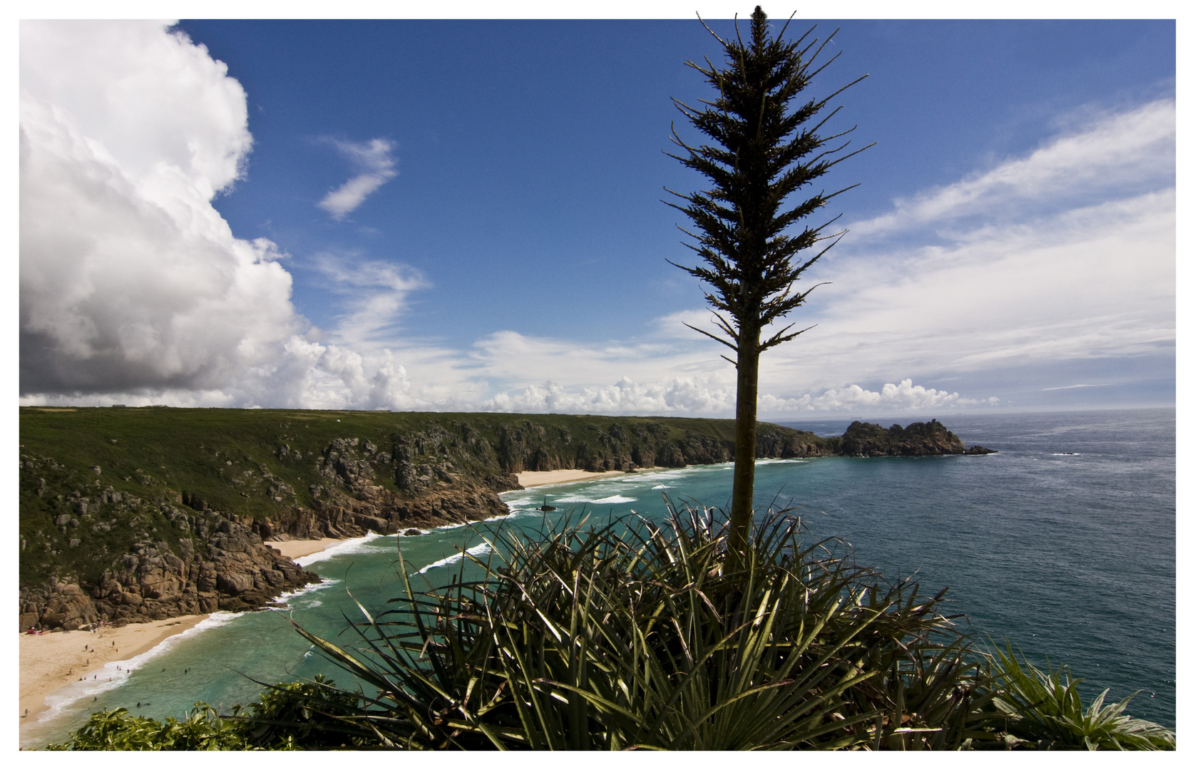 Blick vom Minack Theatre