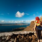 Blick vom Mirador de Guinate auf La Graciosa