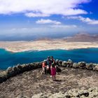 Blick vom Mirador del Rio auf die Isla Graciosa