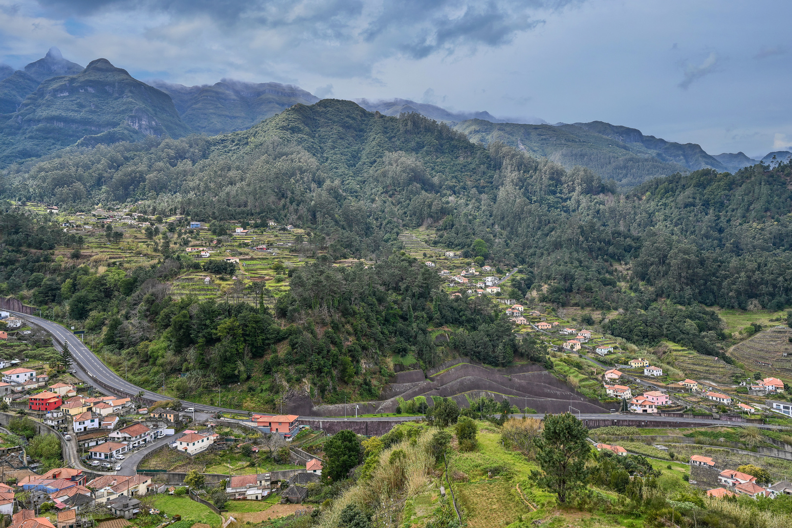 Blick vom Miradouro do Rosa?rio