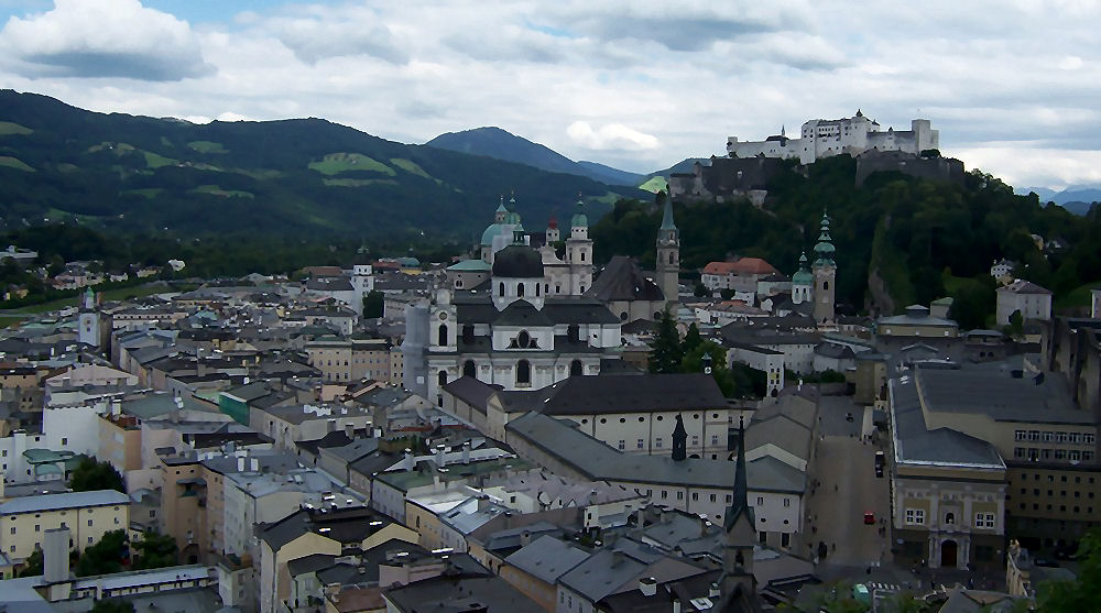 Blick vom Mönchsberg